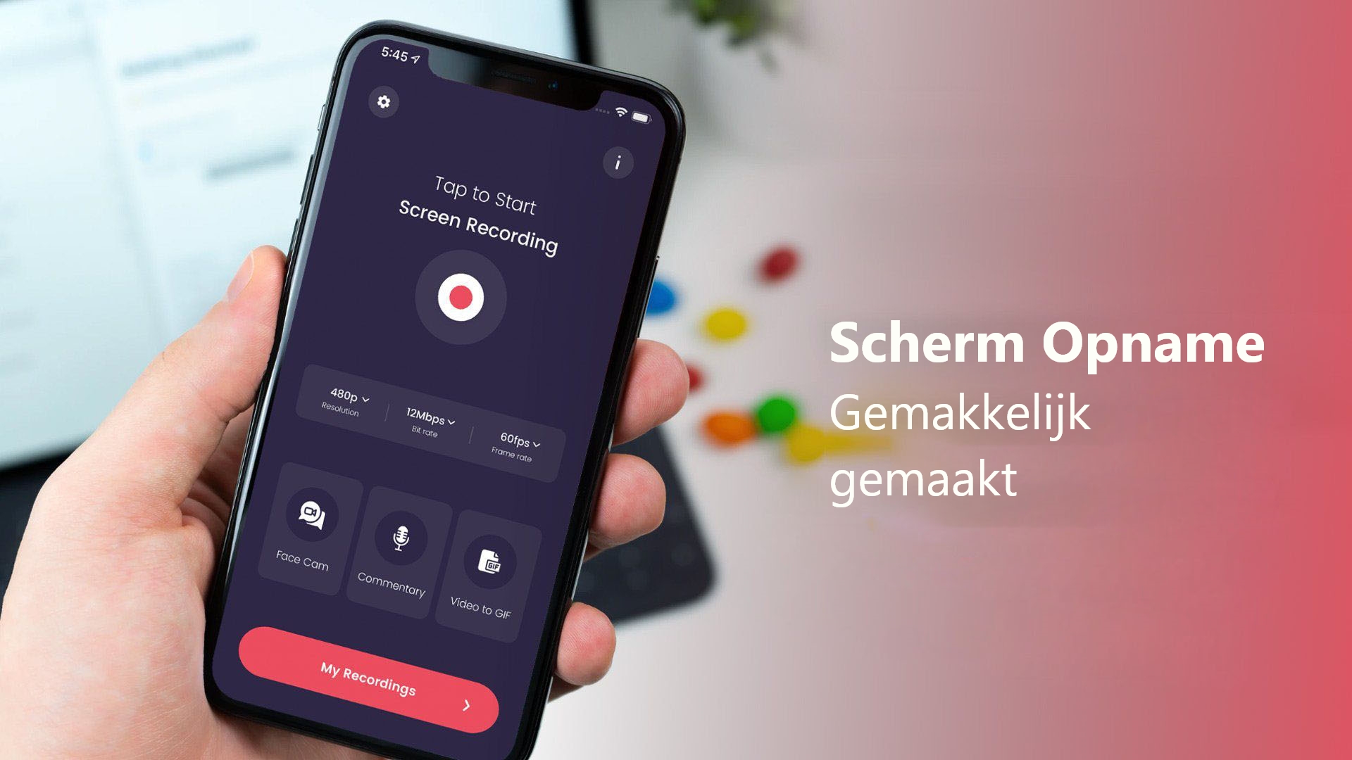 schermrecorder app voor iphone