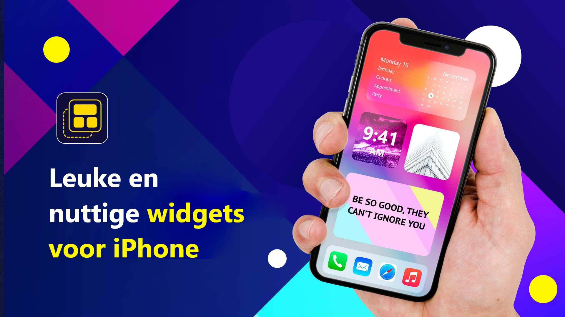 Probeer nieuwe widgets op iPhone