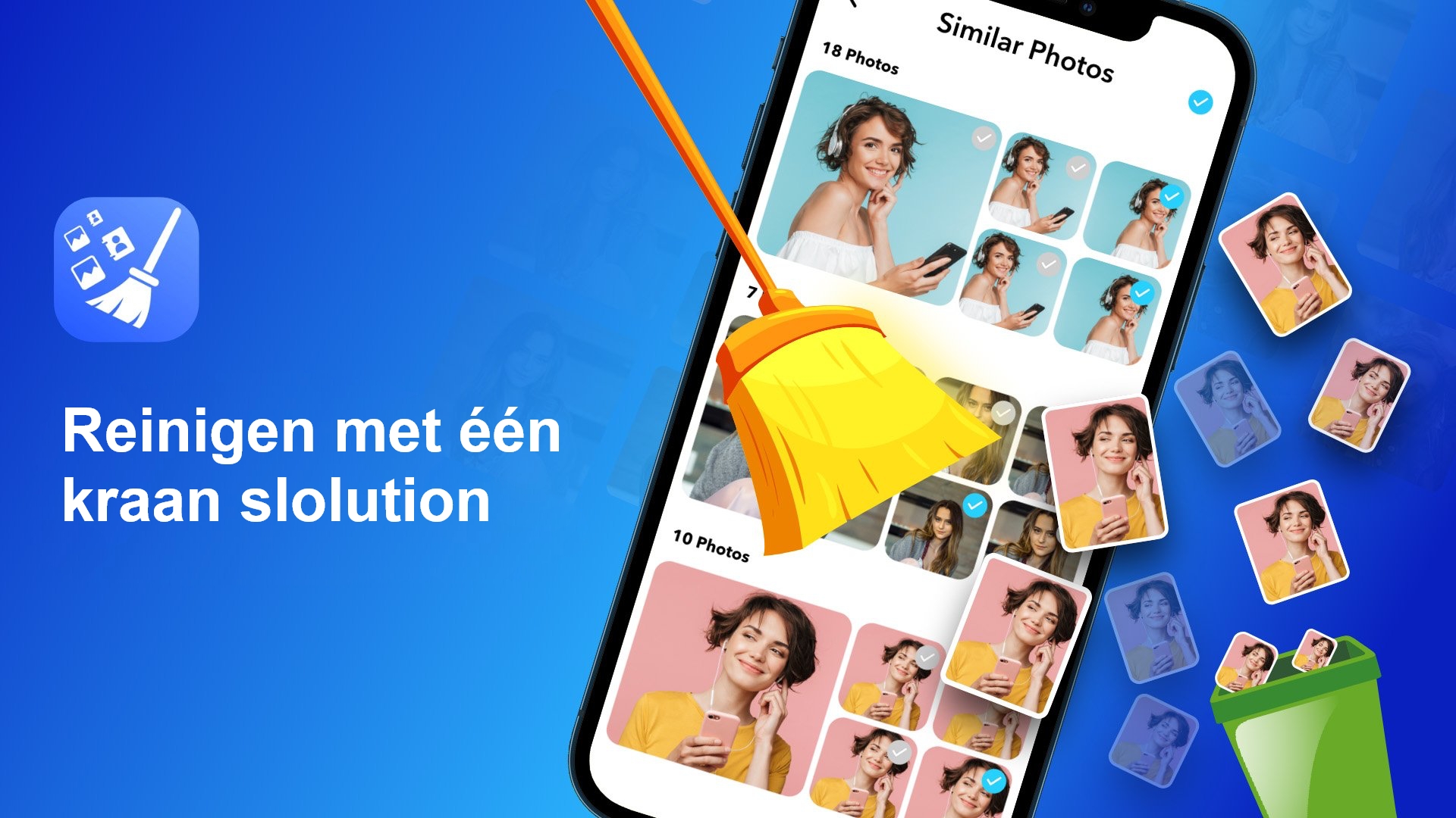 Clean master app voor het verwijderen van duplicaten