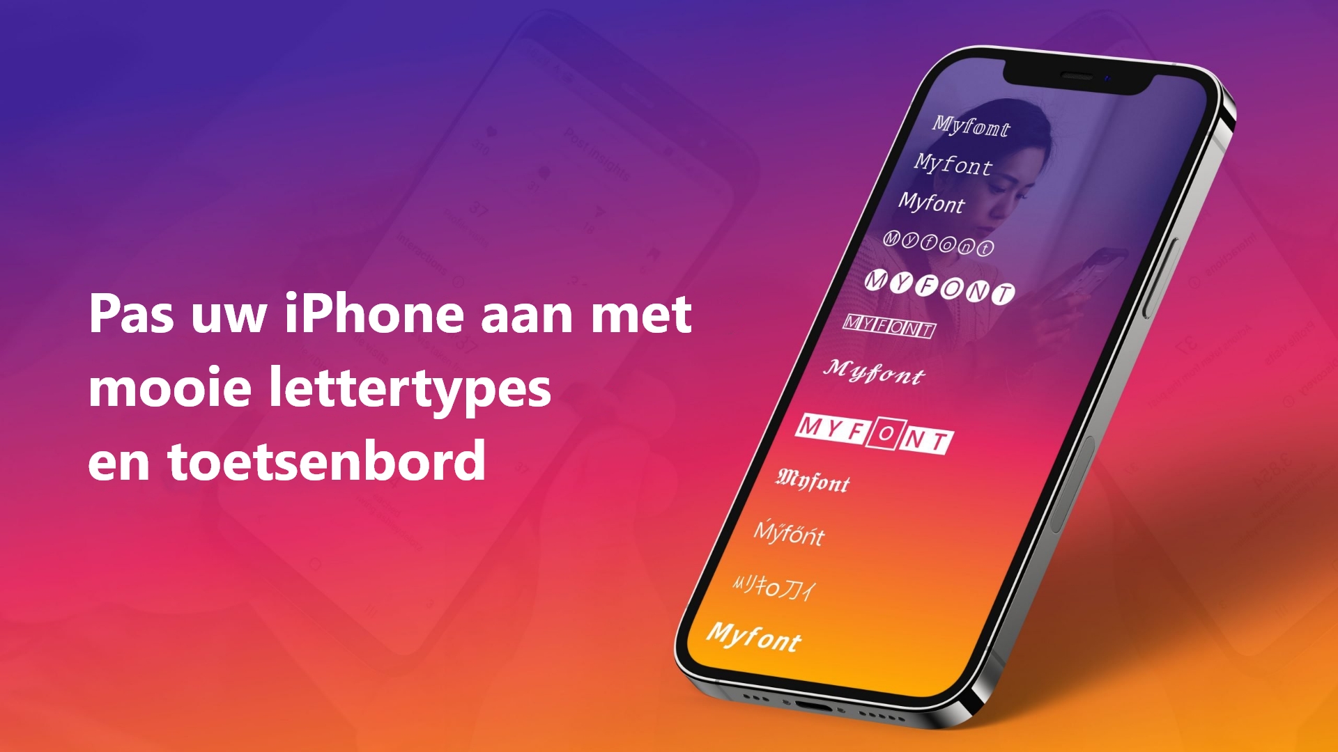 prachtige lettertypen voor iPhone