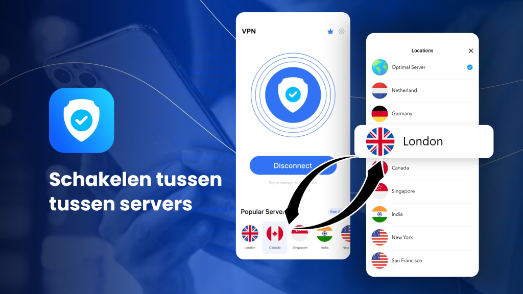 Meerdere VPN-servers