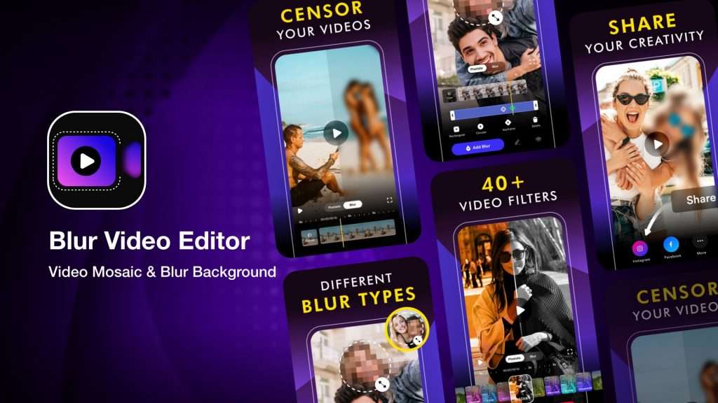 Blur Video Editor for iPhone