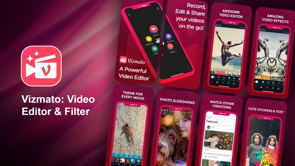 Vizmato Video Editor & Filter | best video editing apps for iPhone