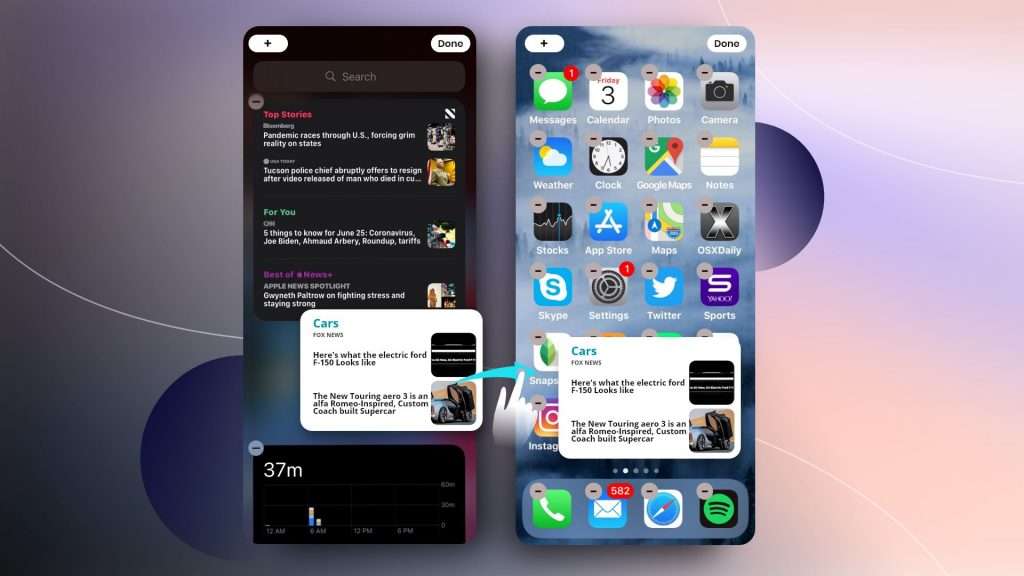 hoe kan ik het beginscherm aanpassen ios 14 | widgets iPhone