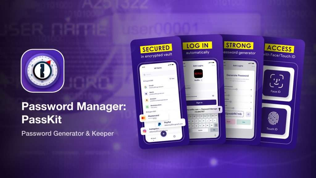 Password Manager PassKit for iPhone