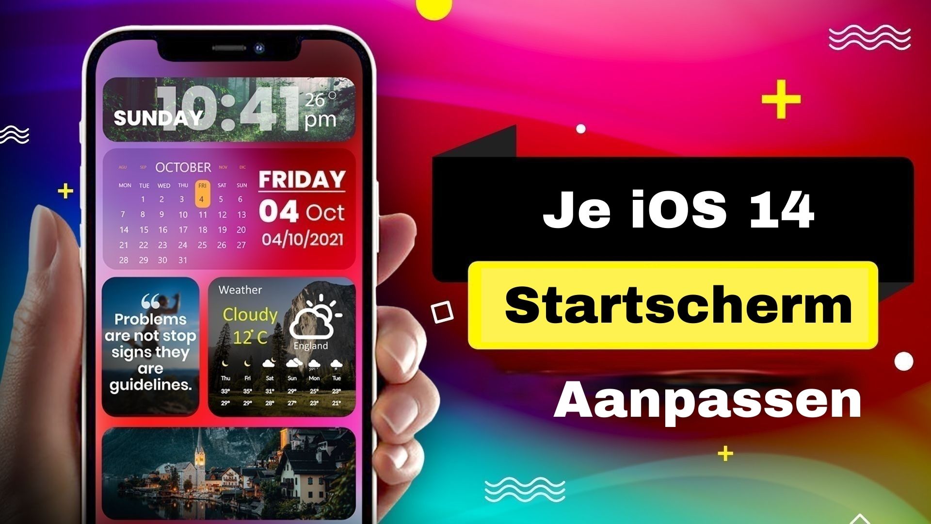 Hoe pas je het startscherm van iOS 14 aan?