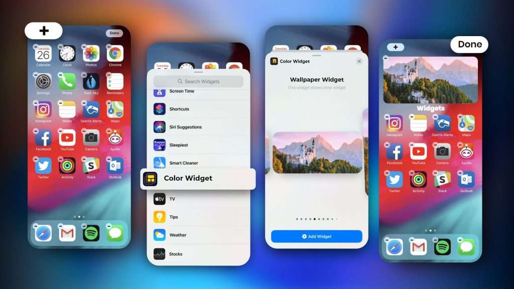 how to add widgets to iPhone home screen