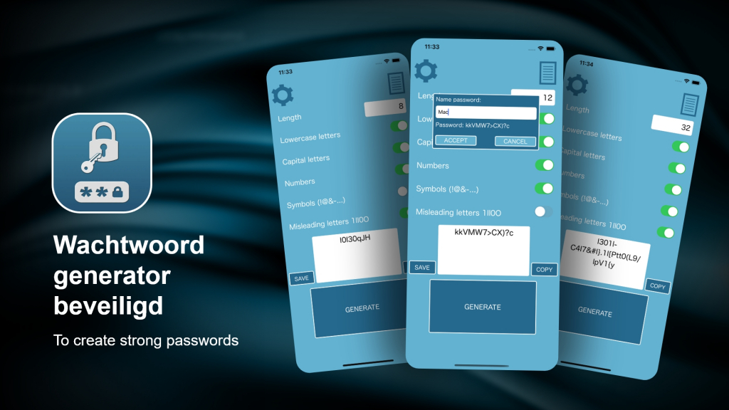 Wachtwoordgenerator beveiligd