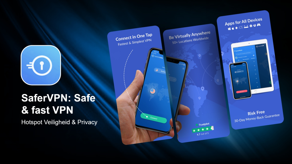 SaferVPN Veilig en snel VPN