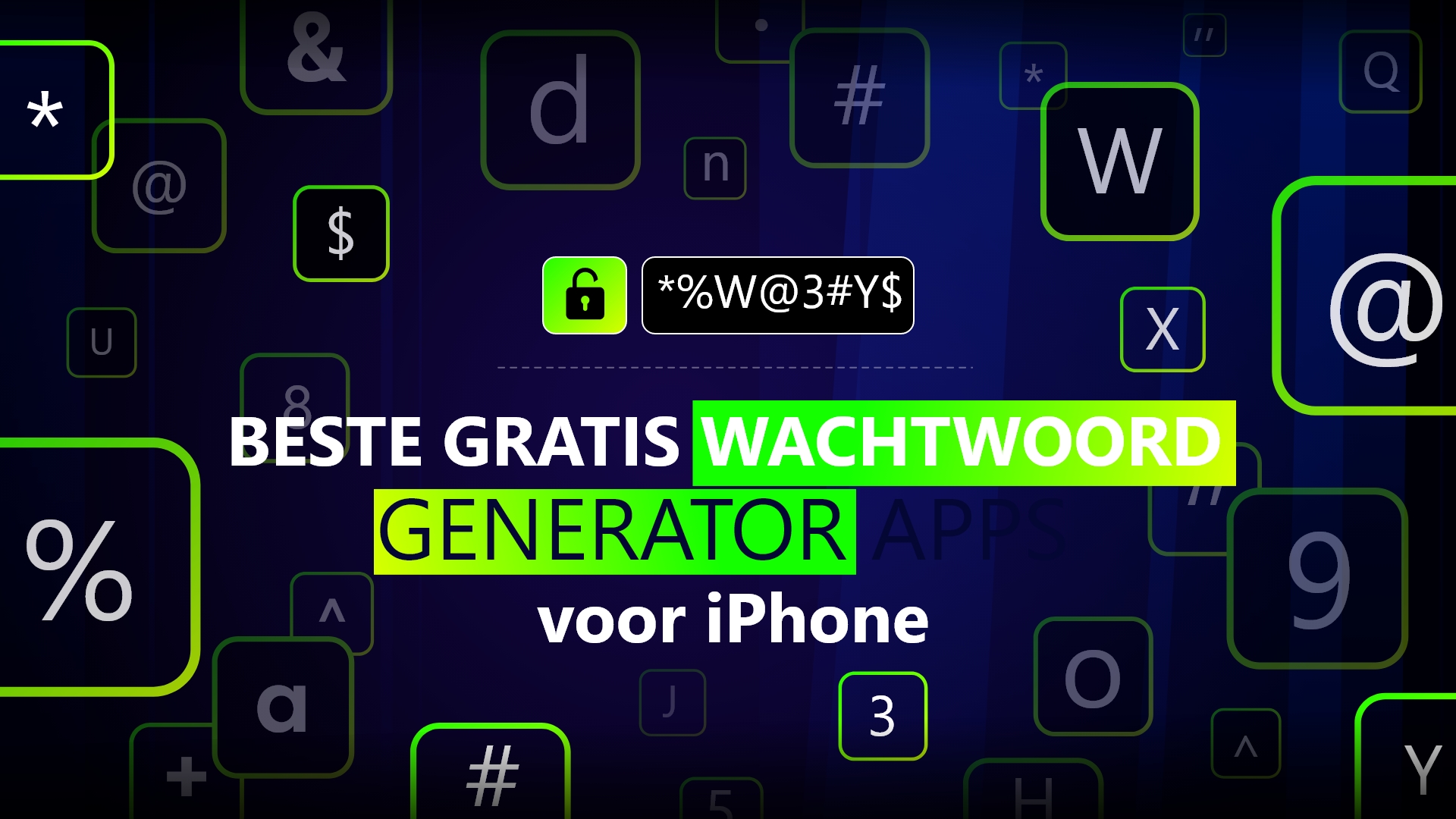 Beste gratis wachtwoordgenerator apps voor iPhone