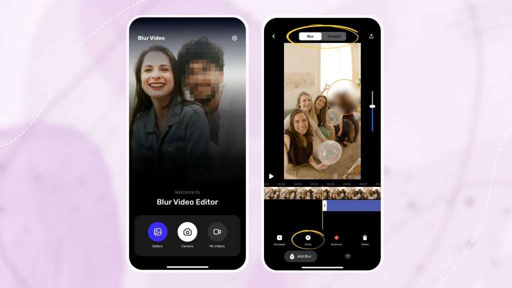 Steps on how to blur video on iPhone – Blur Video Background 01