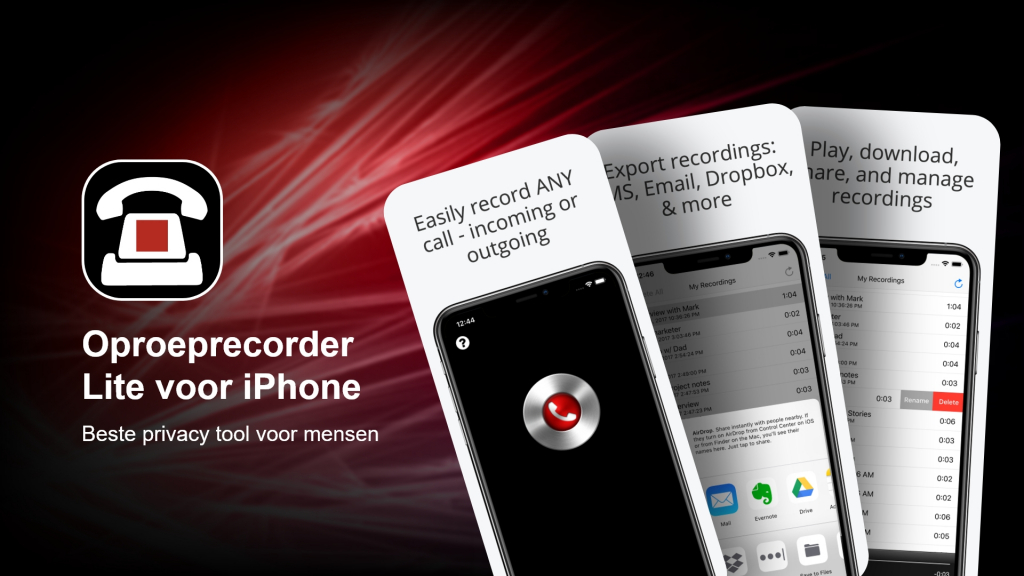 Call Recorder Lite voor iPhone