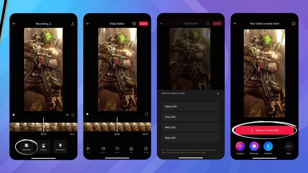 hoe video opnemen met achtergrondmuziek op iphone - Schermrecorder voor iPhone app 02