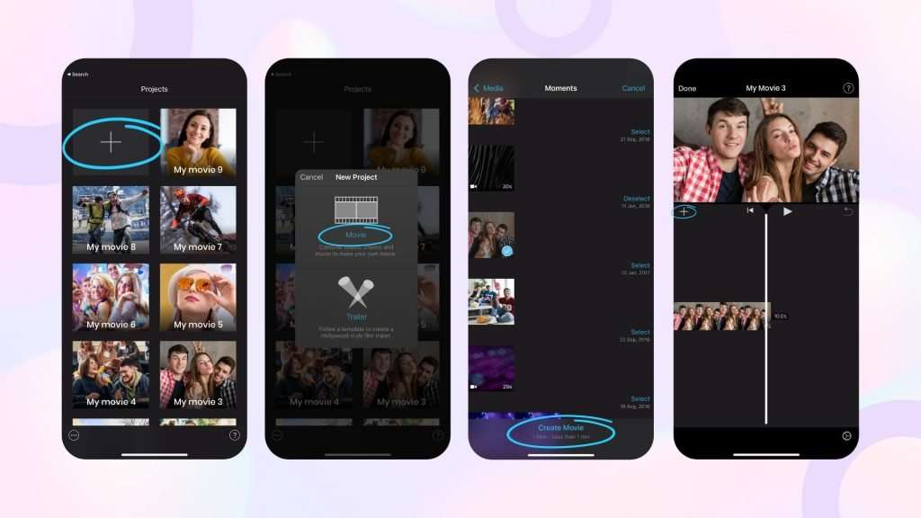 how to make a video blurry on iPhone