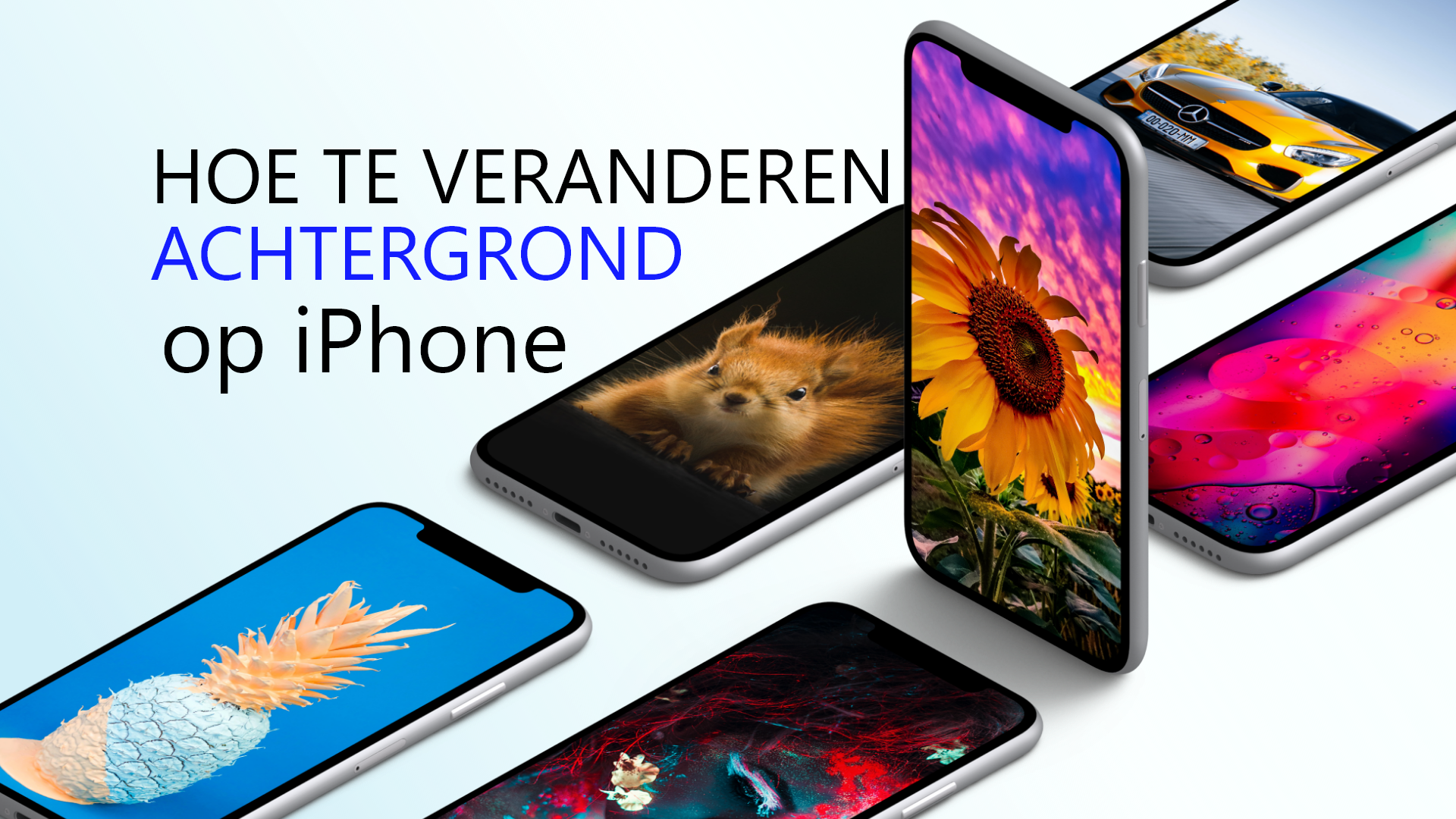 Hoe verander je de achtergrond op je iPhone