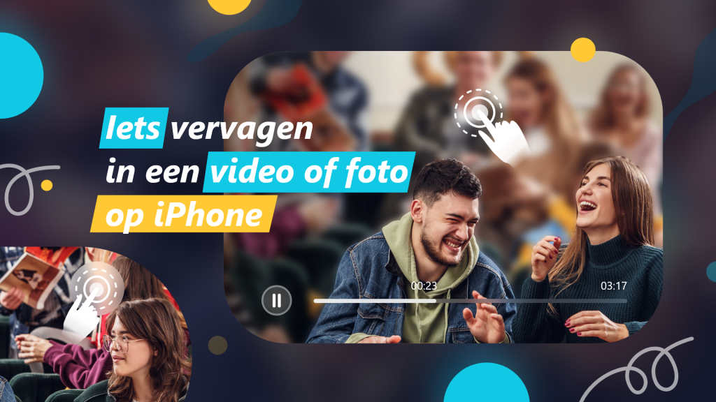 Hoe vervaag je iets in een video of foto op iPhone